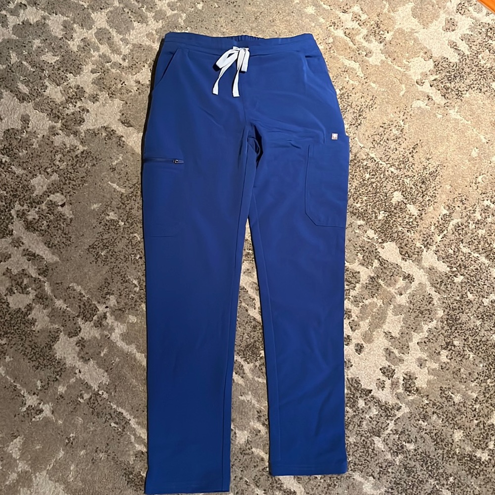 Women’s Yola skinny scrub pants - XS, color ‘denim’